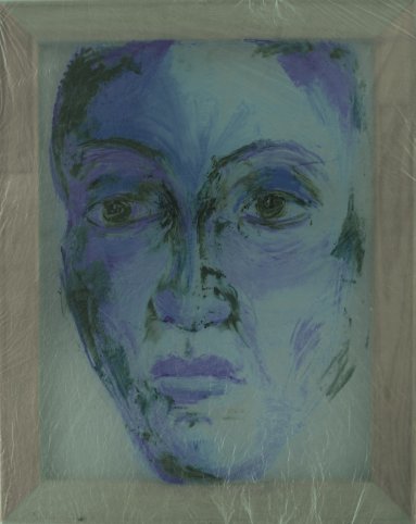 o.T., Acryl auf Plastikfolien, 40x50cm, 2006